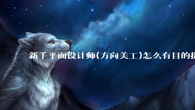 新手平面设计师(方向美工)怎么有目的提升设计能力？